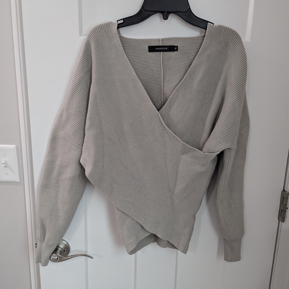 Fashion Gray Women's Sweater